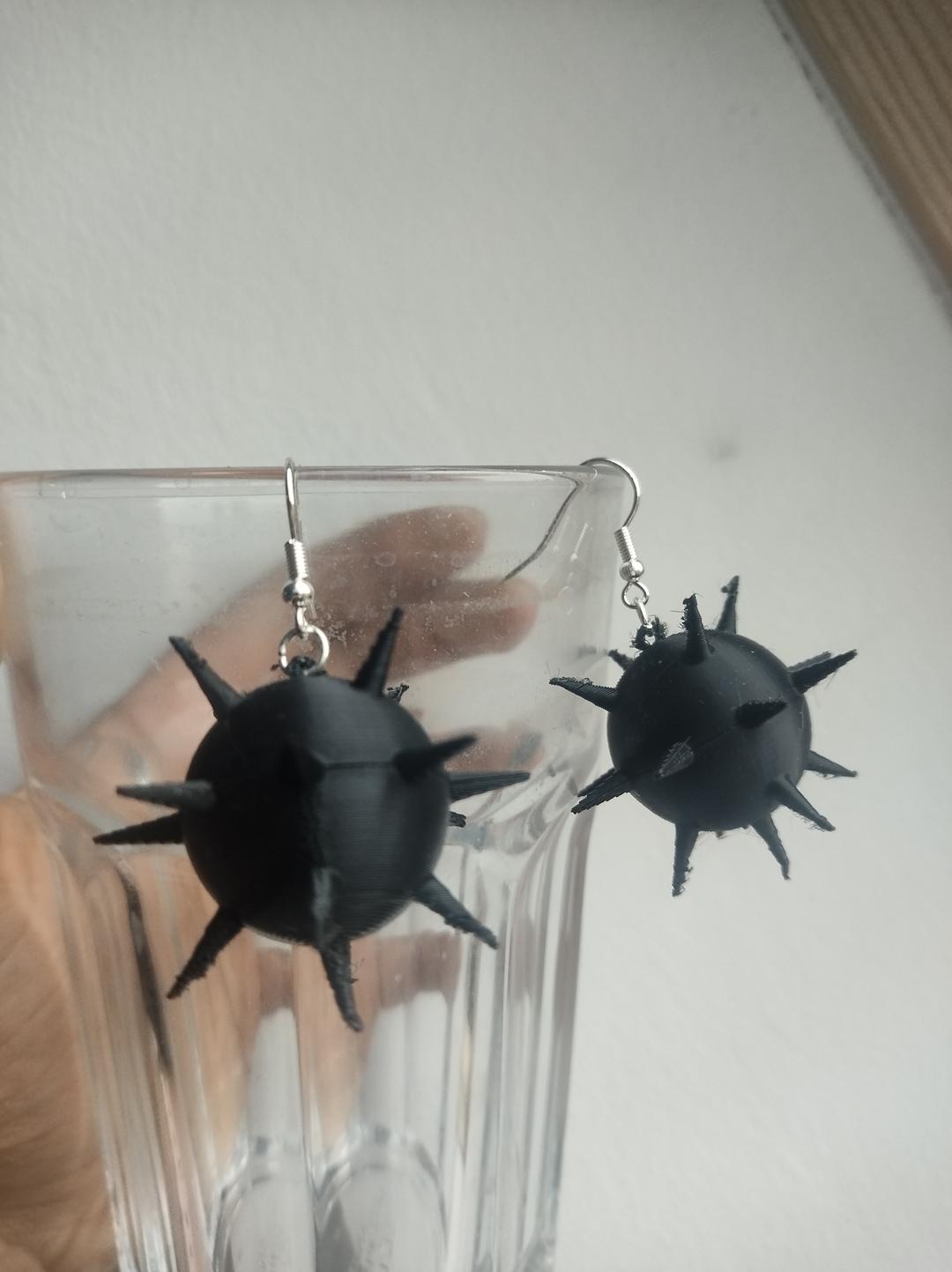 Minesweeper Earrings